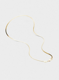 Collier Snake Carré Or